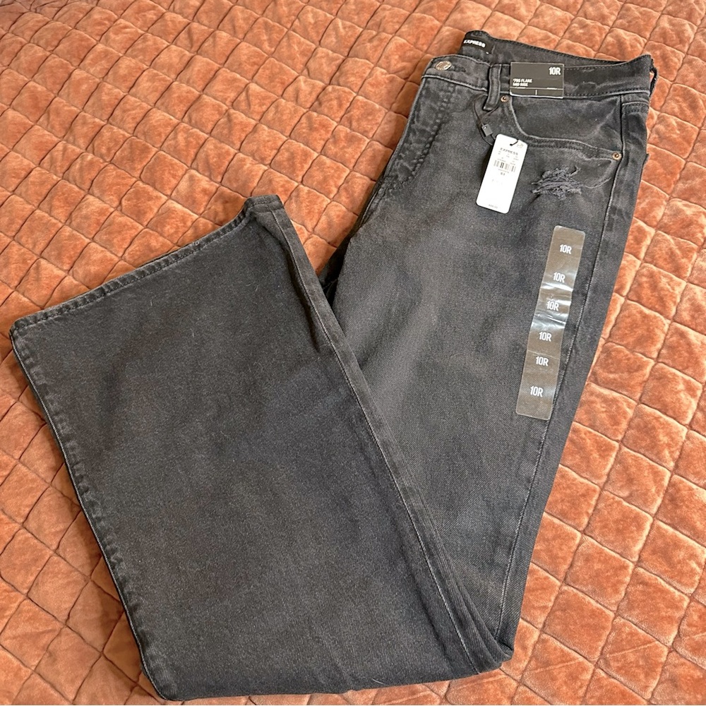 NWT Express 70’s Mid Rise Flare Jeans